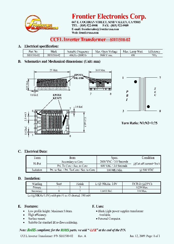 SIH1510-02_4274939.PDF Datasheet