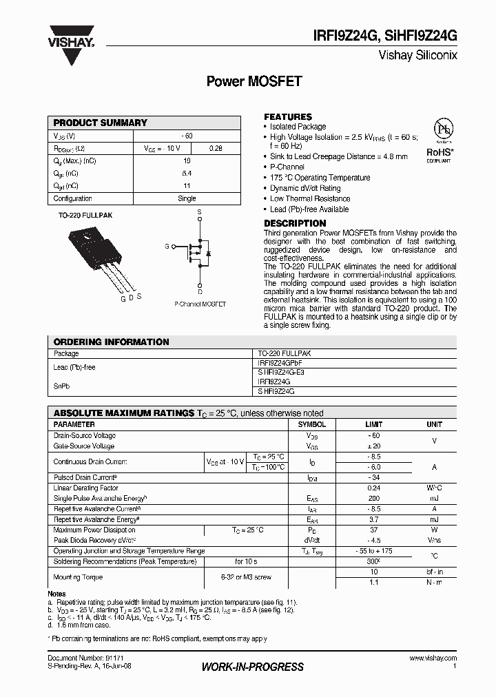 SIHFI9Z24G-E3_4788703.PDF Datasheet