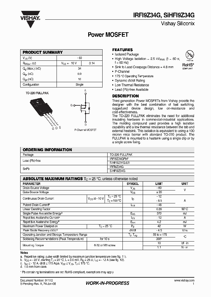 SIHFI9Z34G_4788704.PDF Datasheet