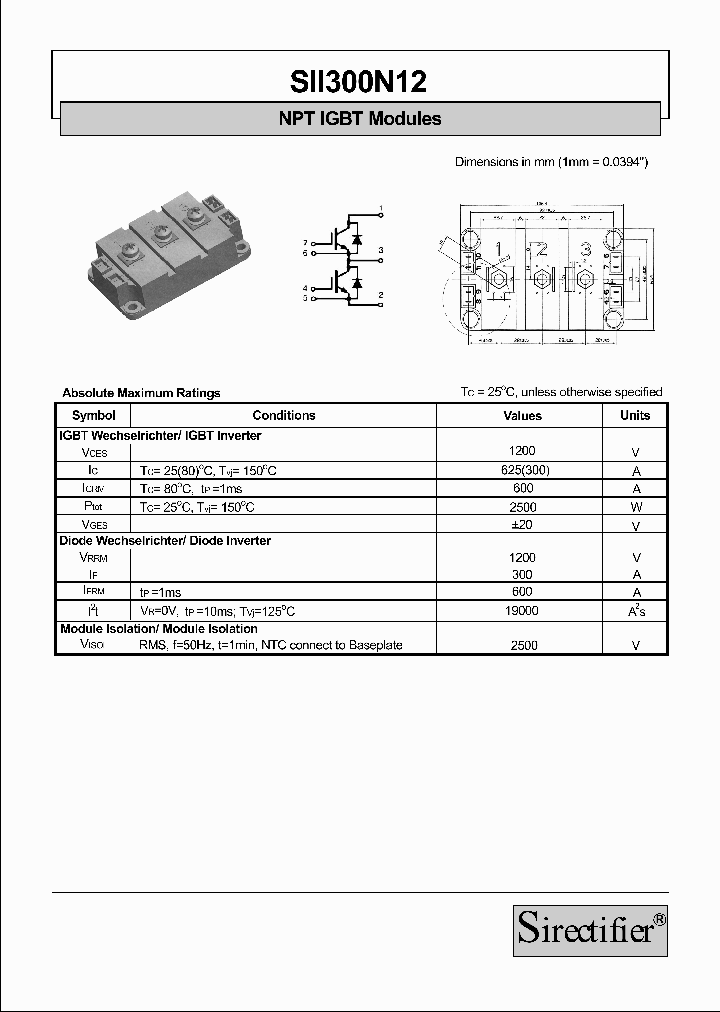 SII300N12_4359054.PDF Datasheet