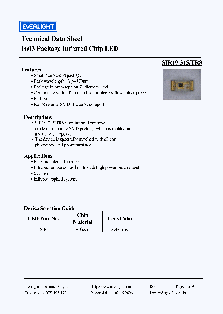 SIR19-315_4185812.PDF Datasheet
