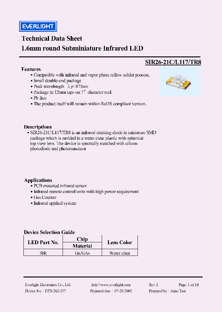 SIR26-21C_4240651.PDF Datasheet