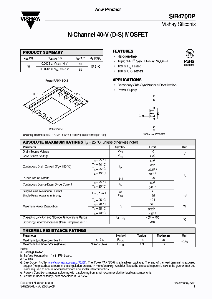 SIR470DP_4598746.PDF Datasheet