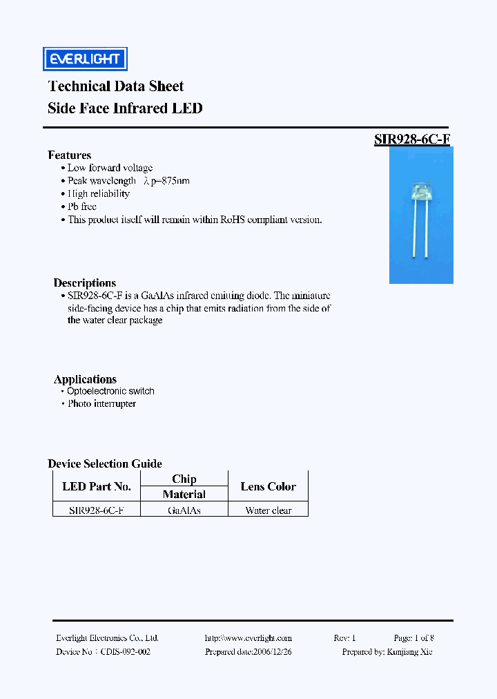 SIR928-6C-F_4288166.PDF Datasheet