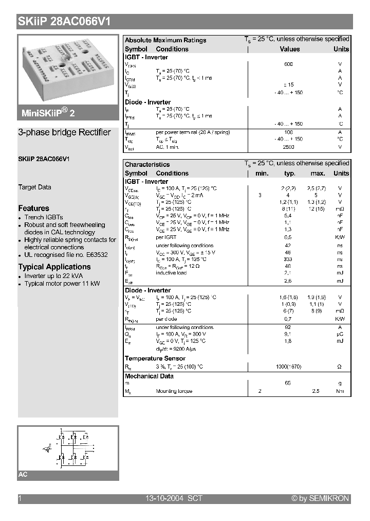 SKIIP28AC066V1_4225953.PDF Datasheet