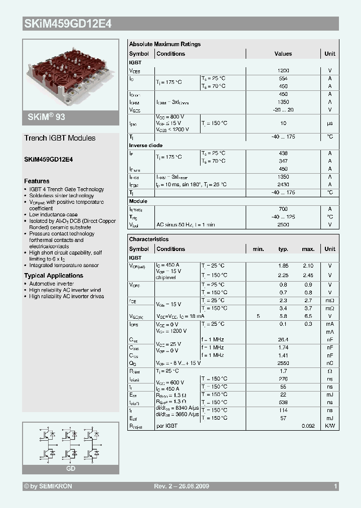 SKIM459GD12E4_4538911.PDF Datasheet