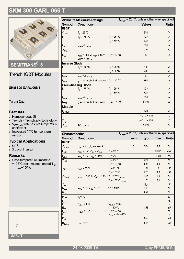 SKM300GARL066T_4576929.PDF Datasheet