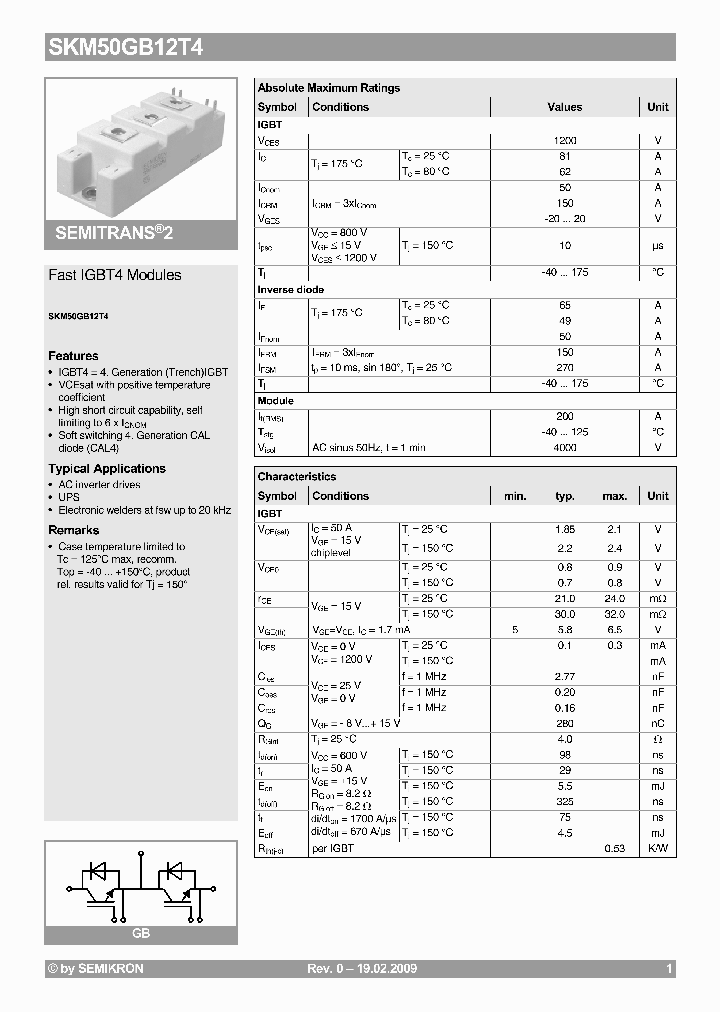 SKM50GB12T409_4683734.PDF Datasheet