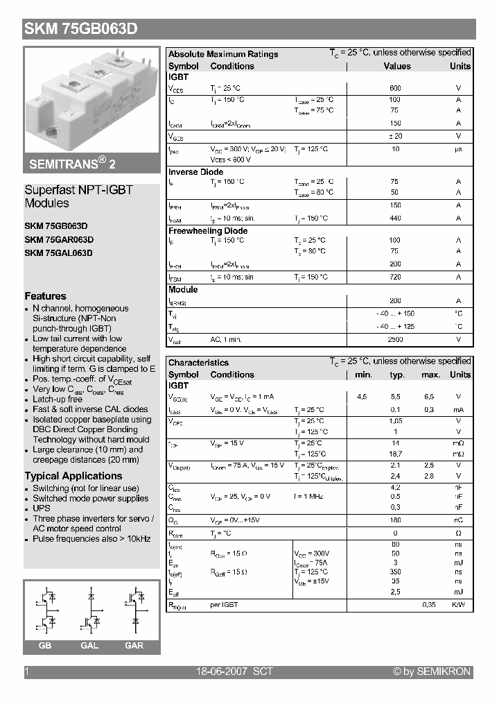 SKM75GAL063D_4182601.PDF Datasheet