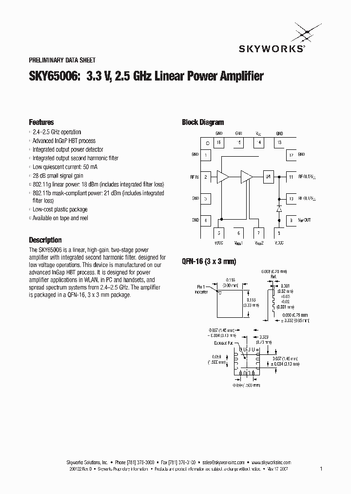 SKY65006_4254583.PDF Datasheet