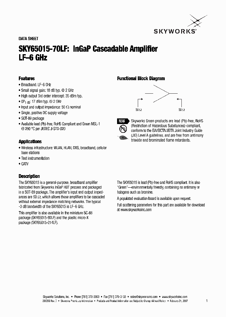 SKY65015-70LF_4181101.PDF Datasheet