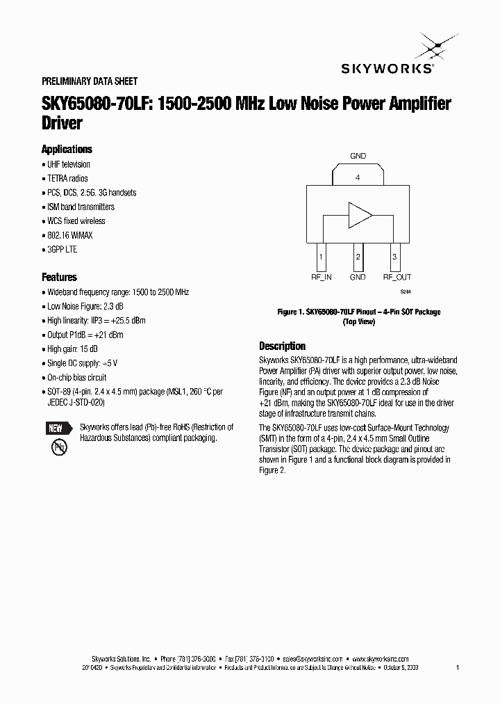 SKY65080-70LF_4528179.PDF Datasheet