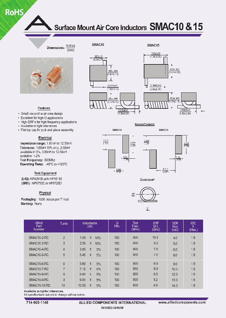 SMAC15-8-RC_4570961.PDF Datasheet