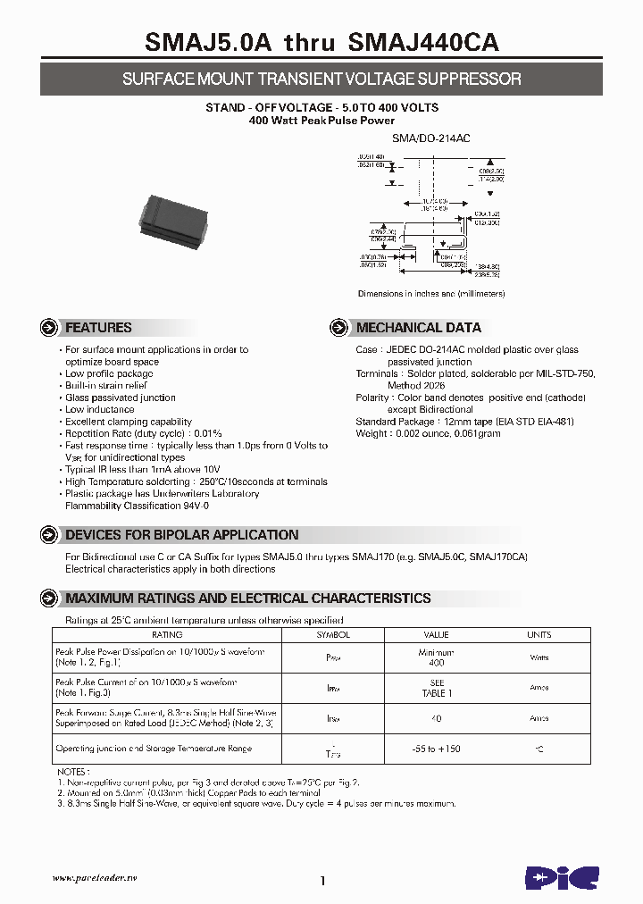SMAJ400A_4653698.PDF Datasheet