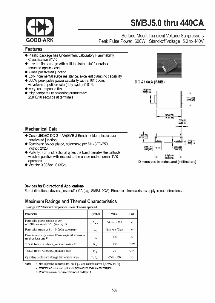SMBJ60_4508621.PDF Datasheet