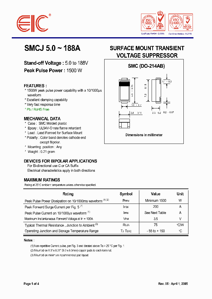 SMCJ40_4919885.PDF Datasheet