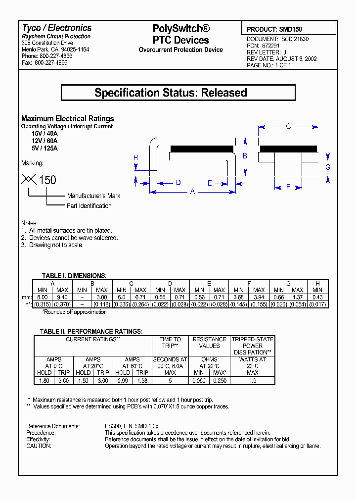 SMD150_4594534.PDF Datasheet