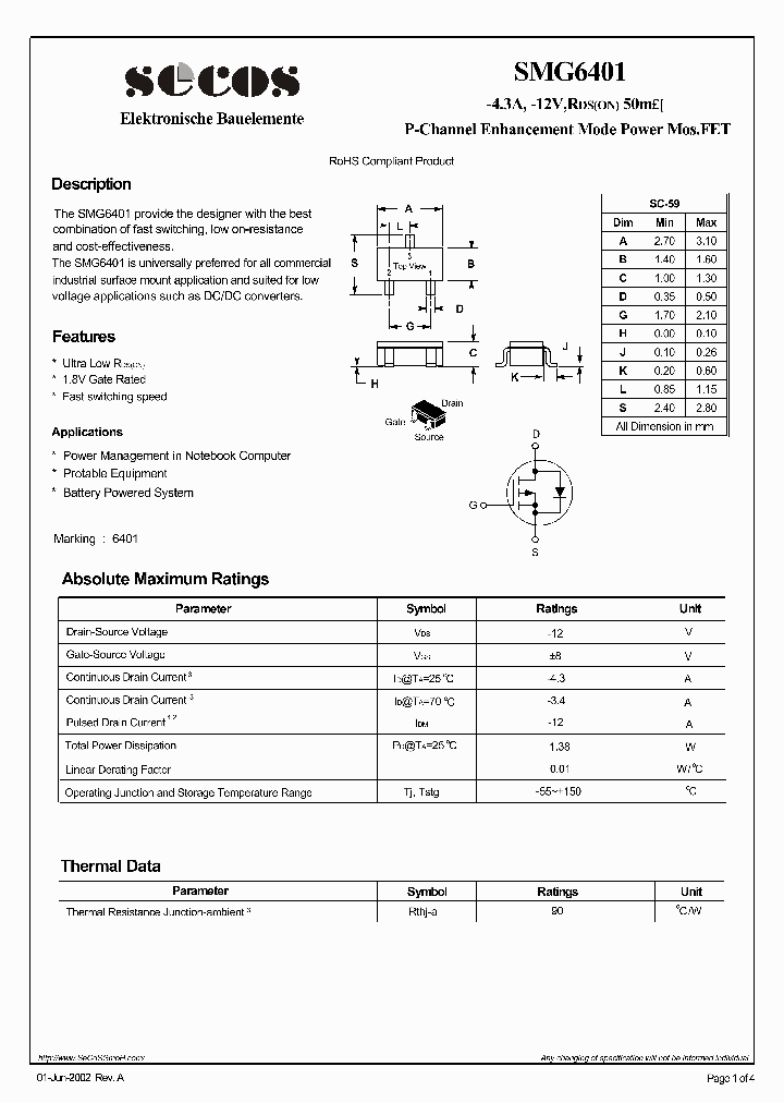 SMG6401_4453296.PDF Datasheet