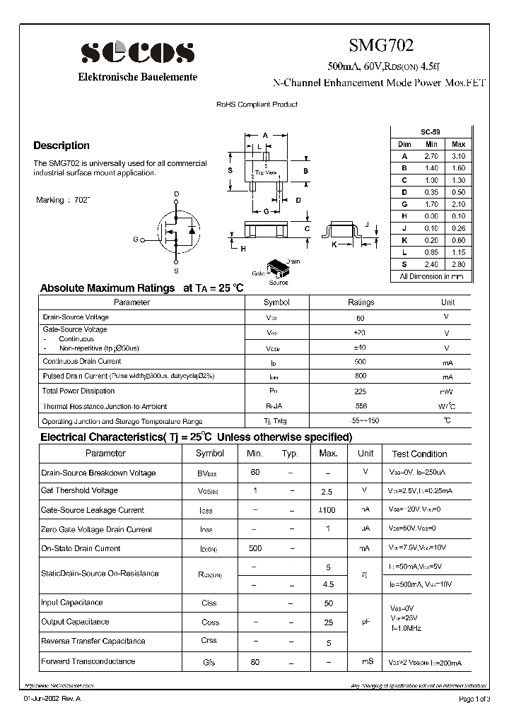 SMG702_4702391.PDF Datasheet