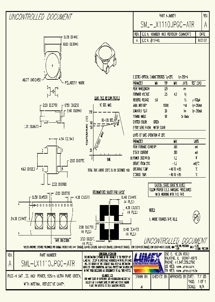 SML-LX1110UPGC-ATR_4396769.PDF Datasheet