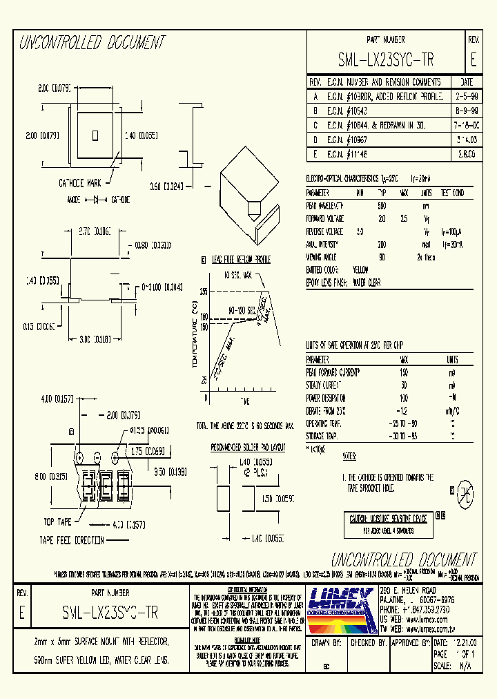SML-LX23SYC-TR_4610625.PDF Datasheet