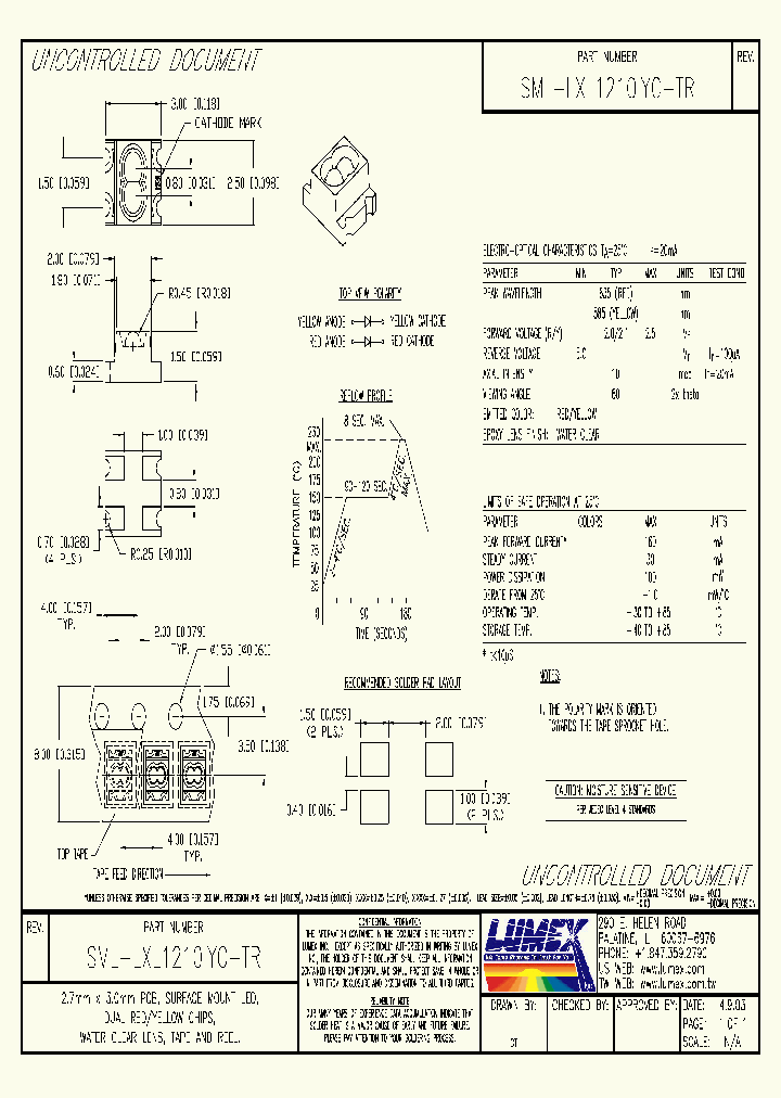 SML-LXL1210IYC-TR_4604411.PDF Datasheet