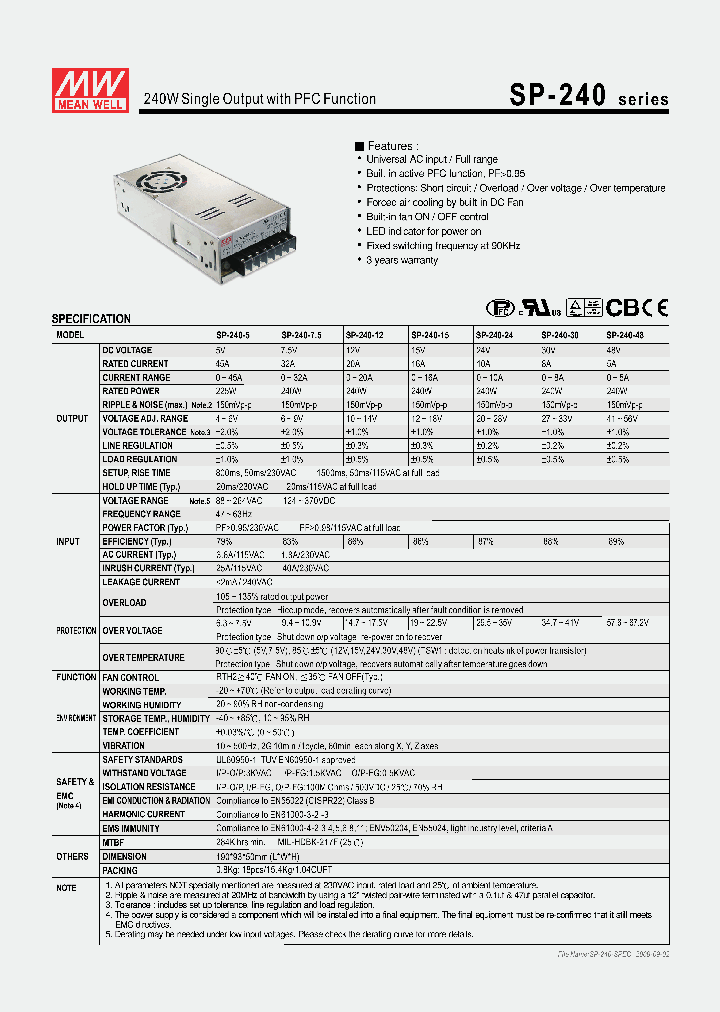 SP-240-12_4891224.PDF Datasheet