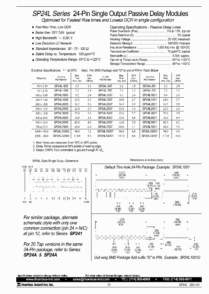 SP24L4001_4381222.PDF Datasheet