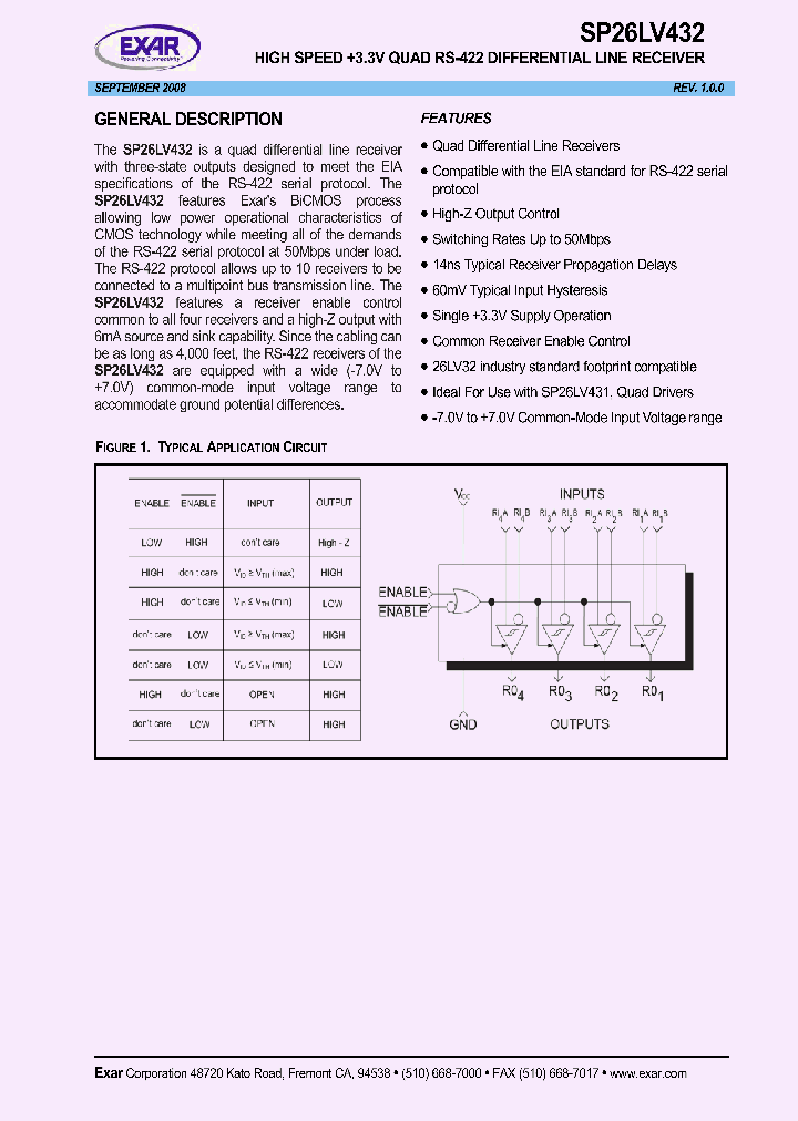 SP26LV432_4632950.PDF Datasheet