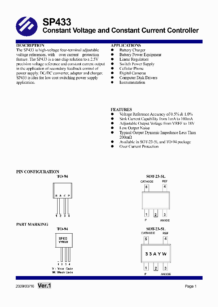 SP433AT94AGB_4544922.PDF Datasheet