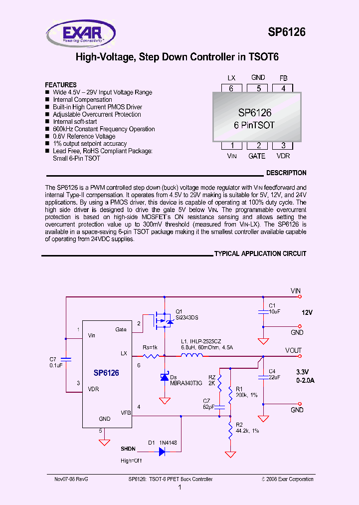 SP6126_4526741.PDF Datasheet