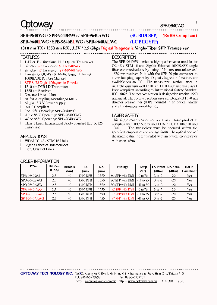 SPB-9640ALWG_4617704.PDF Datasheet