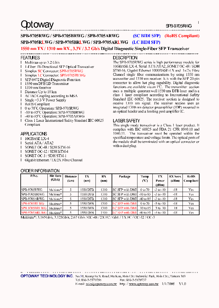 SPB-9705ARWG_4552245.PDF Datasheet