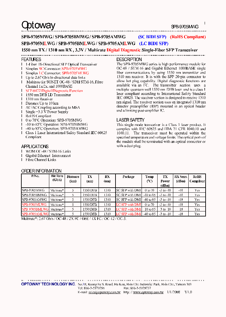 SPB-9705MWG_4631098.PDF Datasheet