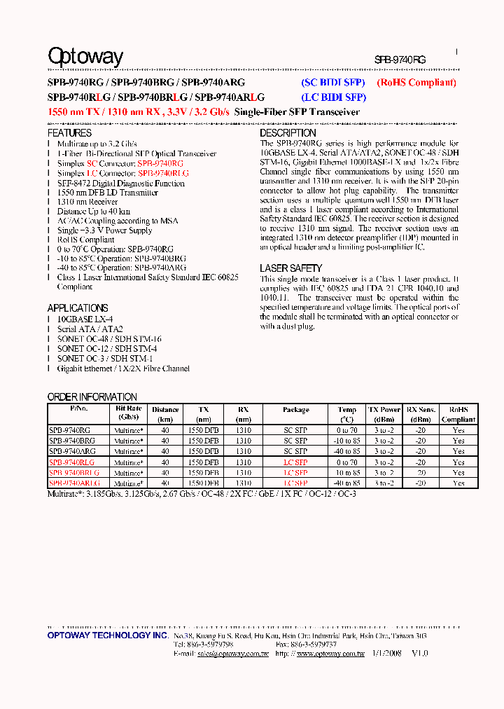 SPB-9740RLG_4605514.PDF Datasheet