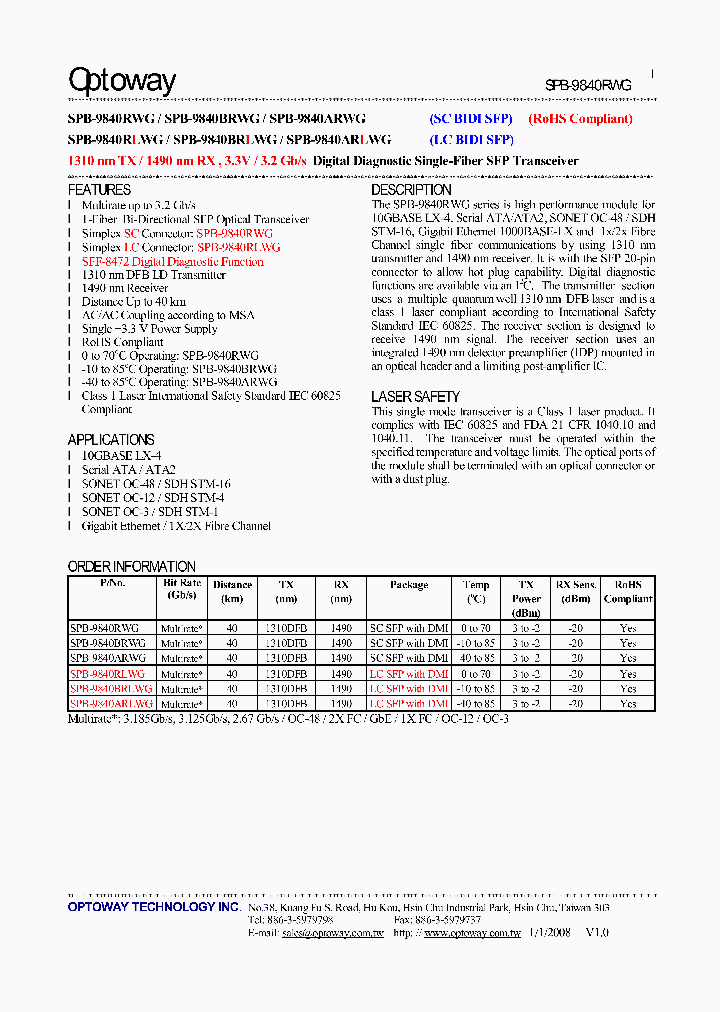 SPB-9840ARWG_4552249.PDF Datasheet