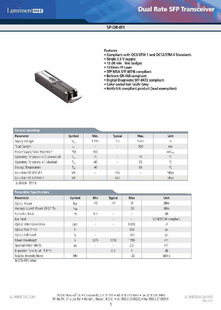 SP-DR-IR1-CDA_4443400.PDF Datasheet