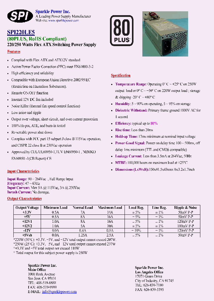 SPI220LE5_4387392.PDF Datasheet