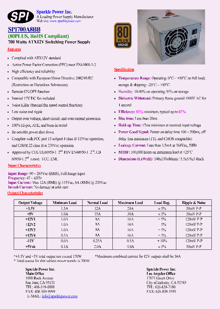 SPI700A8BB_4593161.PDF Datasheet