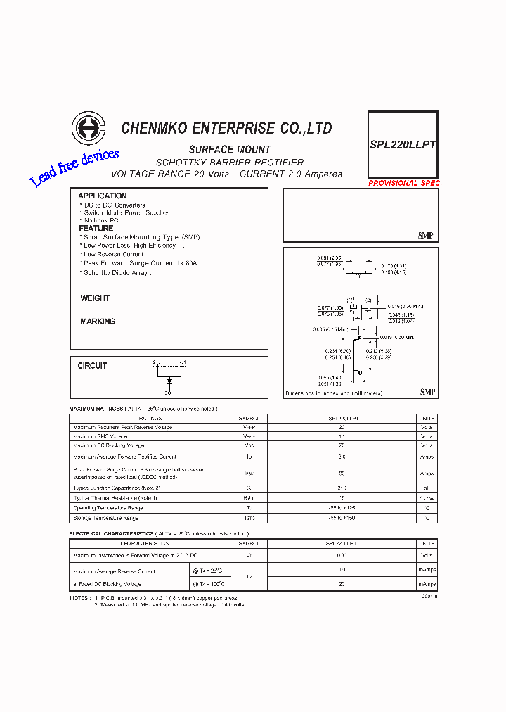 SPL220LLPT_4792803.PDF Datasheet