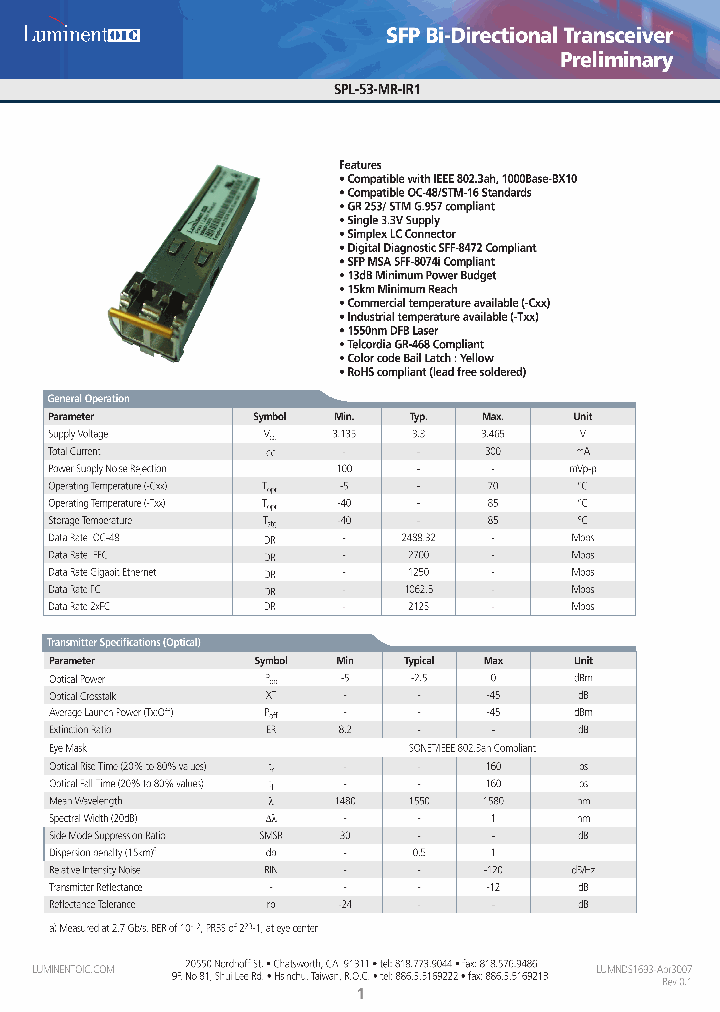 SPL-53-MR-IR1-CDA_4443407.PDF Datasheet