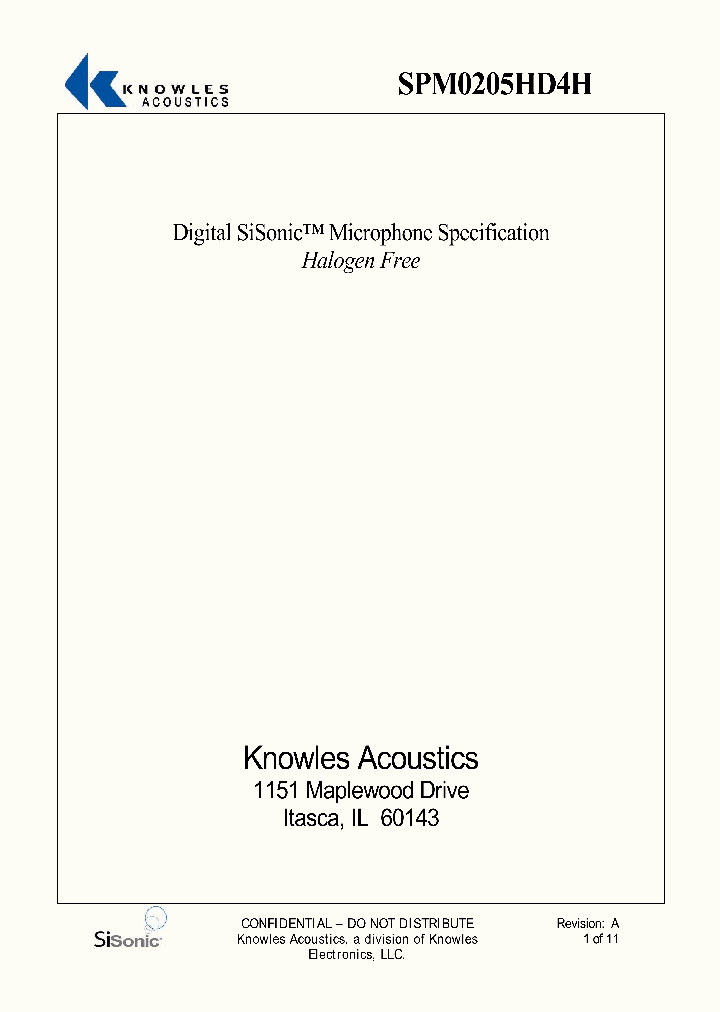 SPM0205HD4H_4754714.PDF Datasheet