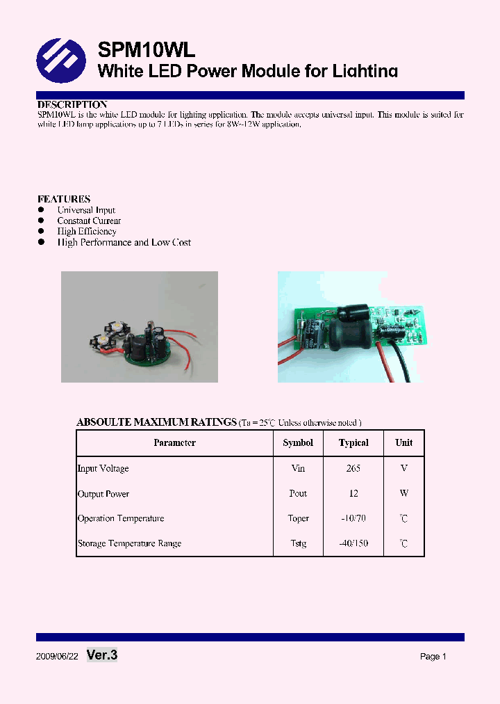 SPM10WL_4705130.PDF Datasheet