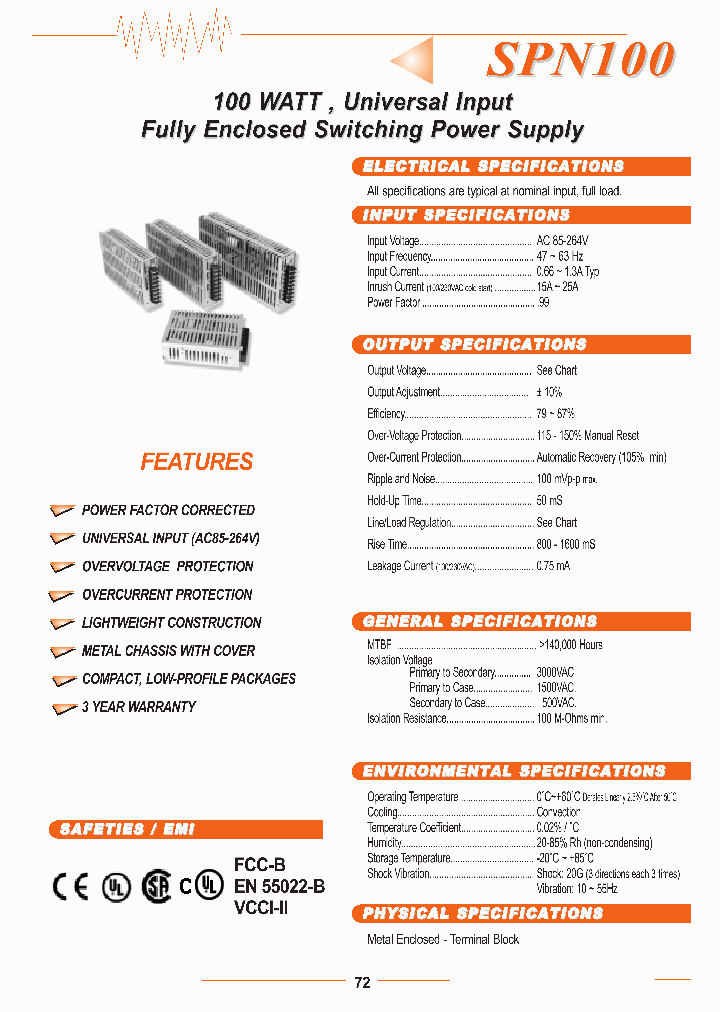 SPN100-05S_4589330.PDF Datasheet