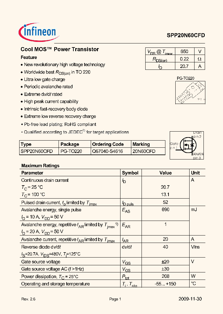 SPP20N60CFD09_4908112.PDF Datasheet