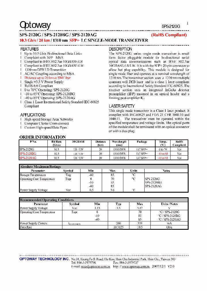 SPS-2120AG_4711094.PDF Datasheet