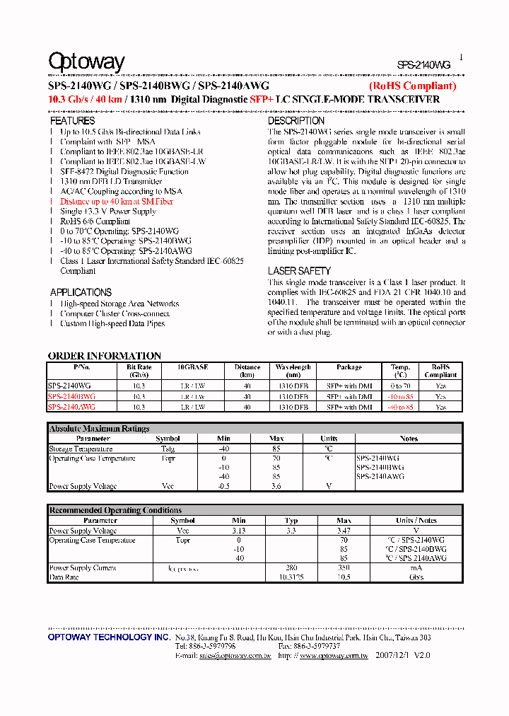 SPS-2140WG_4711100.PDF Datasheet
