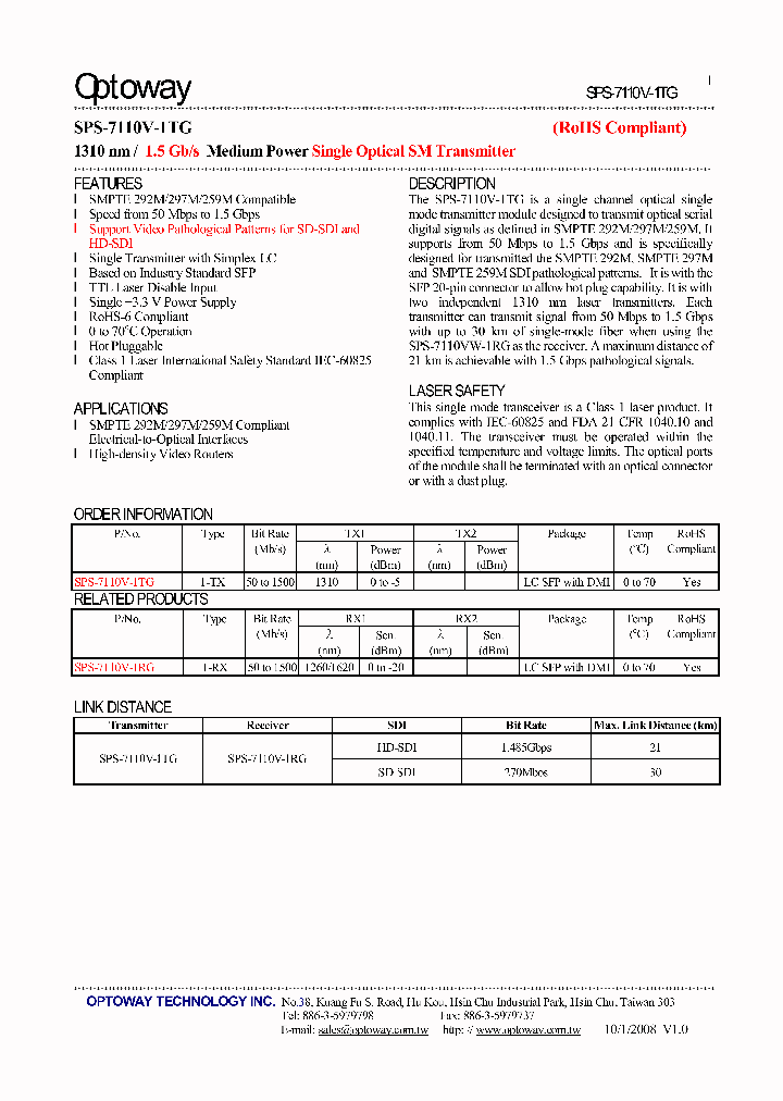 SPS-7110V-1TG_4673306.PDF Datasheet