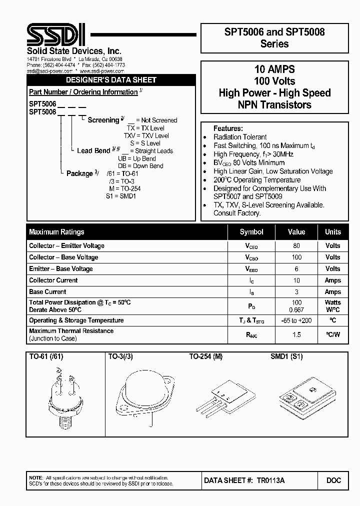 SPT5006_4587277.PDF Datasheet