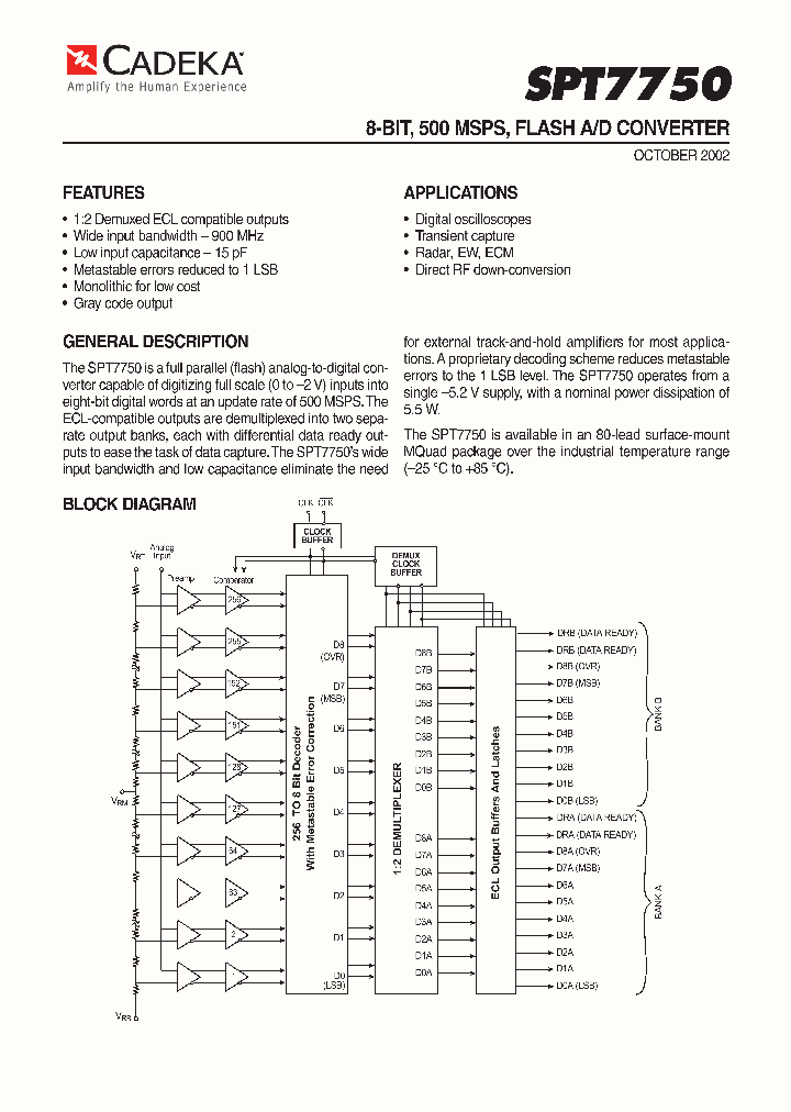 SPT7750BIK_4540769.PDF Datasheet